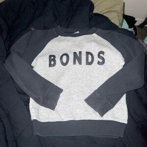 Bonds Gray and Black Sweater